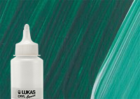 Lukas Cryl Liquid Acrylic Paint Viridian 250ml Bottle