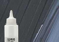 Lukas Cryl Liquid Acrylic Paint Paynes Grey 250ml Bottle