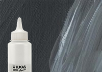 Lukas Cryl Liquid Acrylic Paint Deep Black 250ml Bottle