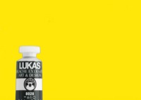 Lukas Designer Gouache Primary Yellow 20ml Tube