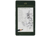 Faber-Castell 9000 Graphite Art Pencil Set of 12 Tin