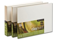 Ampersand Claybord Smooth 1/8 inch Flat Panel 5x7 Pack of 3