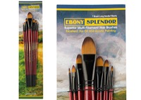 Ebony Splendor Filberts Brush Set