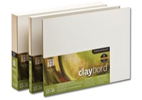 Ampersand Claybord Smooth 1/8 inch Flat Panel 6x6 Pack of 4