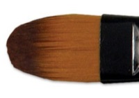 Ebony Splendor Series 383 Long Handle Filbert Brush Size 9