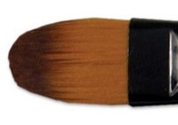 Ebony Splendor Series 383 Long Handle Filbert Brush Size 2