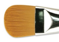 Creative Mark Mural Golden Synthetic Filbert Brush Size 40