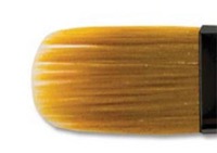Beste Golden Taklon Short Handle Filbert Rake Brush 1/4 in.
