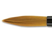 Beste Golden Taklon Short Handle Nadel Round Brush Size 8