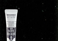 Turner Acryl Gouache Jet Black 20ml Tube