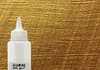 Lukas Cryl Liquid Acrylic Paint Gold 250ml Bottle