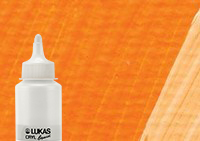 Lukas Cryl Liquid Acrylic Paint Permanent Orange 250ml Bottle