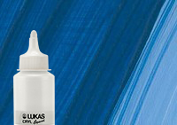 Lukas Cryl Liquid Acrylic Paint Prussian Blue 250ml Bottle