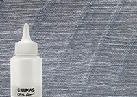 Lukas Cryl Liquid Acrylic Paint Silver 250ml Bottle
