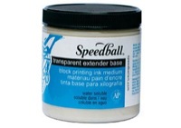 Speedball Water-Soluble Block Printing Ink 8 oz. Transparent Extender Base
