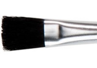 1st Impressions Short Handle Black Bristle Brush 1/2 inch