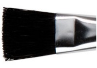 1st Impressions Short Handle Black Bristle Brush 3/4 inch