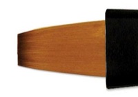 Ebony Splendor Series 389 Short Handle Rigger Brush Size 1