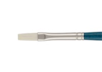 Berlin Synthetic Long Handle Brush Series 1018F Size 4 Flat