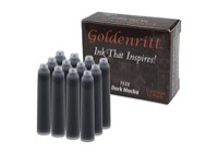 Goldenritt Ink Refill Cartridge Pack of 12 Dark Mocha 7533