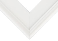 Plein Air Frame 3 Inch Wide White 5x7 Inch