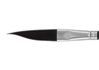 Black Knight Synthetic Short Handle Sword Liner Brush 1/2 in.