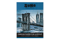 SoHo Acrylic Canvas Paper Pad 180 gsm 9x12 in. (20 Sheets)