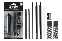 SoHo Charcoal 9 Piece Drawing Set