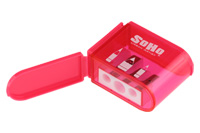 SoHo 3-Hole Pencil Sharpener Pink