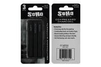 SoHo Compressed Charcoal Set of 3 (Soft/Medium/Hard)