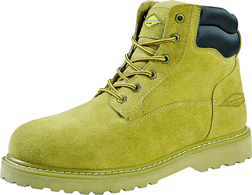 Diamondback Hiker Work Boot, 11 In, Unisex, Beige, Suede Leather