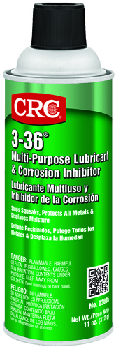 CRC 03005 Multi-Purpose Lubricant and Corrosion Inhibitor, 16 oz Aerosol Can