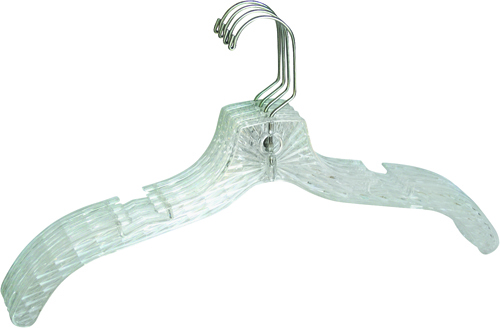 Merrick C73410-D12 Dress Hanger, 17 in OAL, 1-3/4 in OAW, Plastic