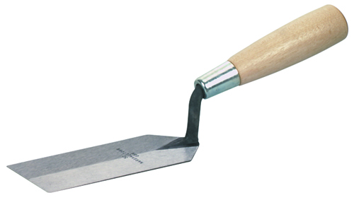 Marshalltown 52 Margin Trowel, Tempered Blade, Wood Handle