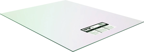 OPTIX 1AG1195A Flat Sheet, 96 in L, 48 in W, 0.1 in Thick, Clear