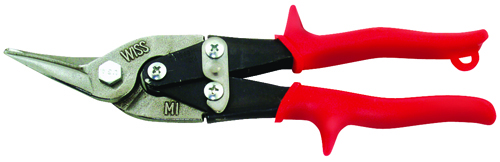 Crescent Wiss M1R Aviation Snip, Molybdenum Steel Blade, Red Handle, 9-3/4