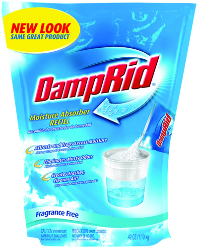 DampRid FG30K Moisture Absorber Refill, 42 oz Pouch