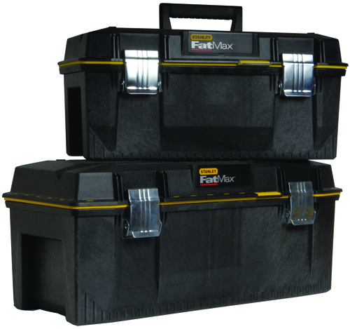 STANLEY FATMAX 028001L Tool Box, 9.2 gal Storage, Soft-Grip Handle,