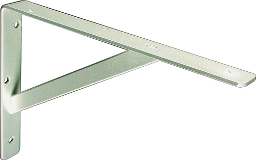 Knape & Vogt 208 TI 400 Shelf L-Bracket, Steel, Titanium