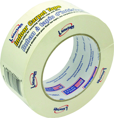 IPG 9970 Double-Sided Carpet Tape, 36 yd L, 1-7/8 in W