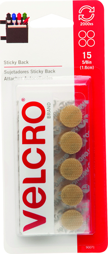 VELCRO Brand 90071 Fastener, Beige