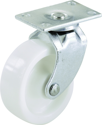 Shepherd Hardware 9054 Swivel Caster, 1-5/8 in Dia Wheel, 50 lb Weight