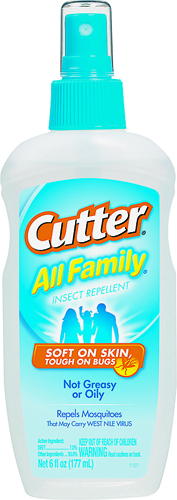 Cutter ALL FAMILY 51070-6 Insect Repellent, 6 fl-oz Bottle