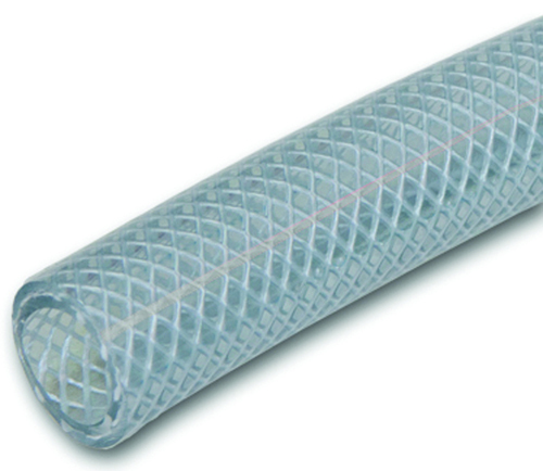 UDP T12 Series T12005004/RBVMK Braided Tubing, 75 ft L, Clear