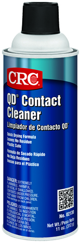 CRC QD 02130 Contact Cleaner, 11 oz Aerosol Can