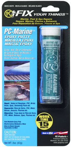 Protective Coating PC-MARINE 025567 Hand-Moldable Epoxy Putty, Green, 2 oz