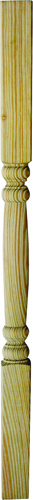 UPF 106034 Classic Spindle, 3 in L, Southern Yellow Pine