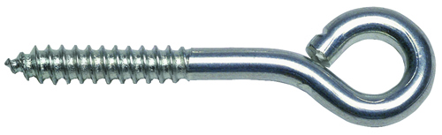 National Hardware N220-665 Lag Screw Eye, 1/4 in Thread, 1-1/2 in L Thread,