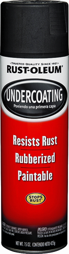 RUST-OLEUM AUTOMOTIVE 248657 Automotive Rubberized Undercoat, Black, 15 oz