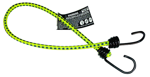 KEEPER 06025 Bungee Cord, Hook End, 24 in L, Rubber